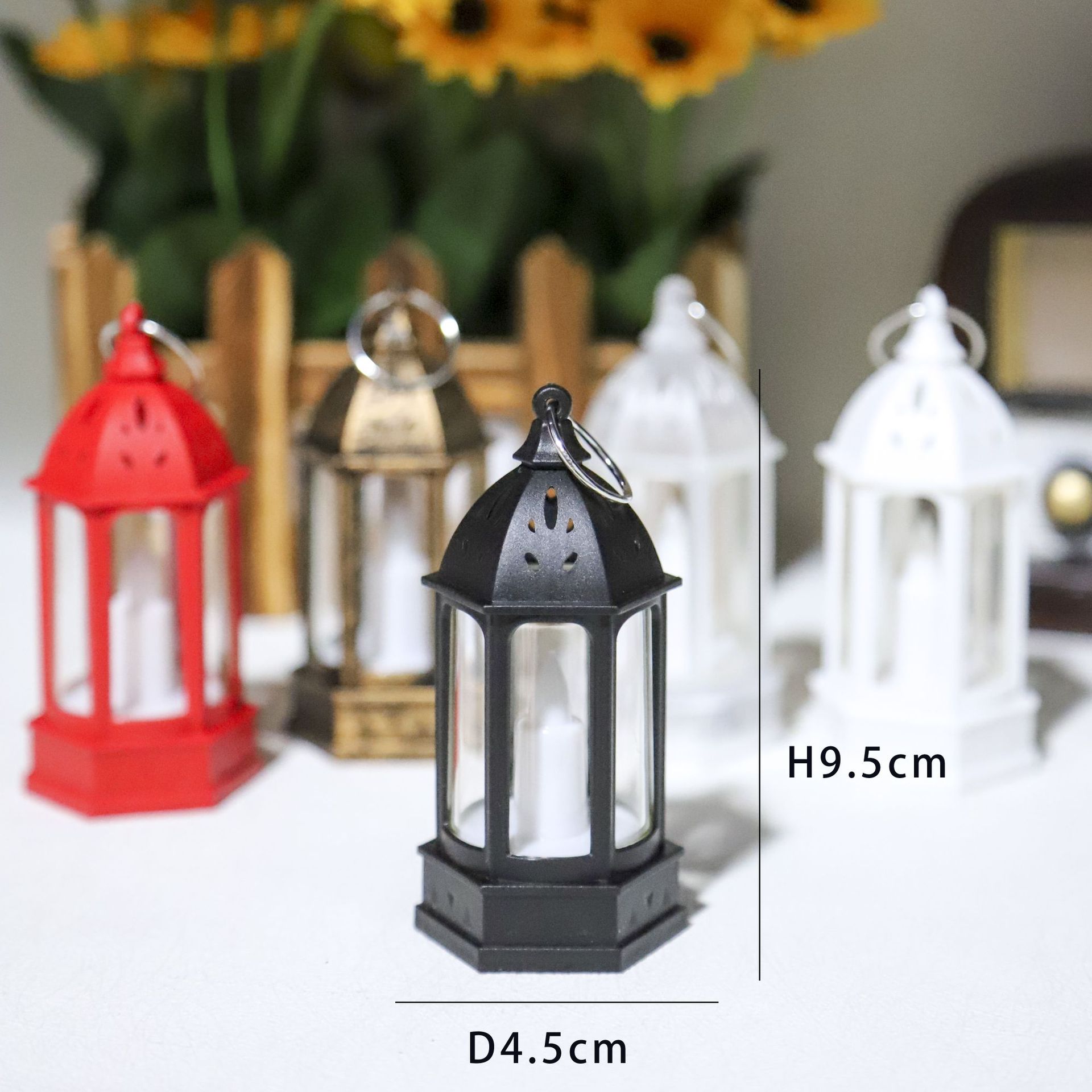 Desk Setup Lamp - Mini Lampe d'Ambiance Créative, Bougie Électronique