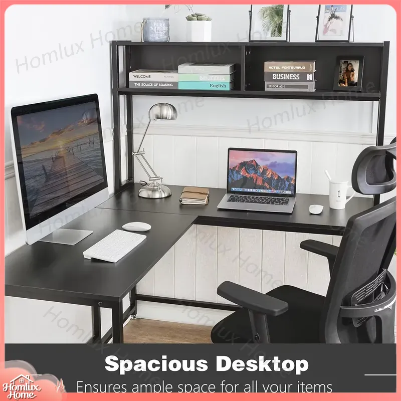 Bureau de jeu robuste avec écl - Desk Setup L Shaped avis et prix