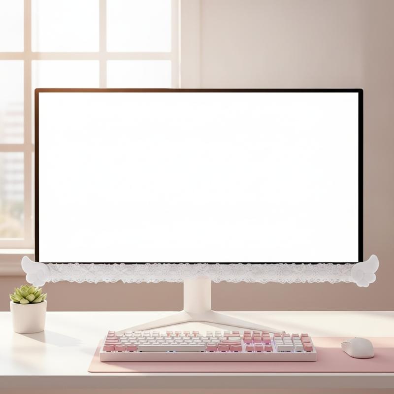 Bordure décorative en dentelle - Setup Desk Monitor avis et prix