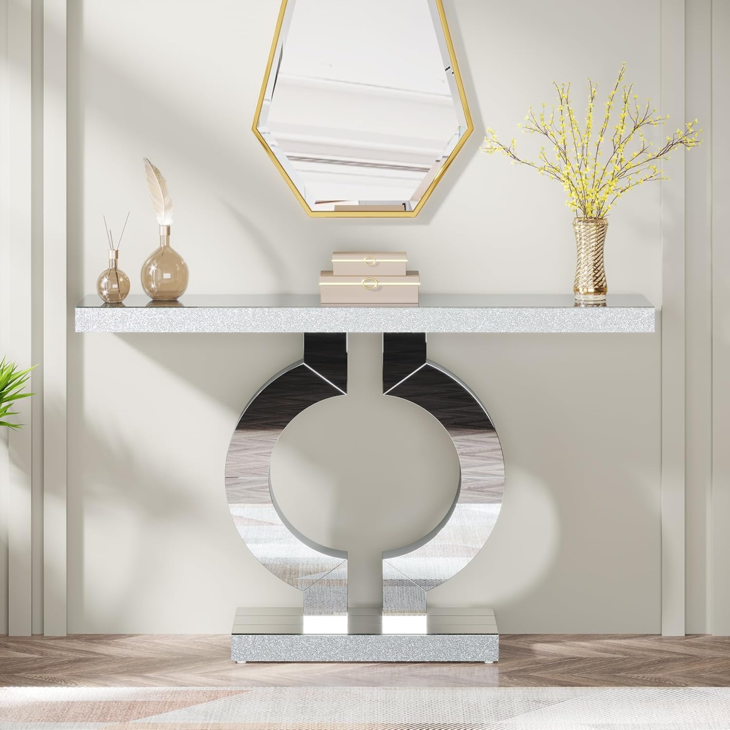 Tribesigns Table console miroi - Desk Setup Minimalist avis et prix